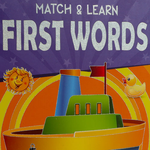 Match & Learn First Words 2-Piece Puzzle Set Games & Puzzles popcorn games & puzzles   