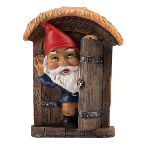 Garden Gnome Door & Window Ornament Assorted Colours Garden Decor FabFinds Door Gnome  