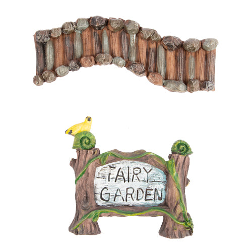 Fairy Garden Path And Sign Ornament Garden Ornaments Garden Fairies   