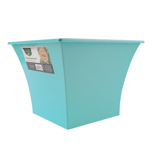 For The Love Of Gardening Verona Square Planter 15cm Pots & Planters for the love of gardening Turquoise  