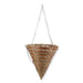 Gardman Rope & Fern Hanging Cone Planter Basket 35cm (14") Pots & Planters Gardman   
