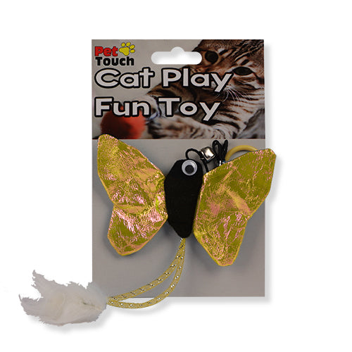 Pet Touch Cat Butterfly Fun Play Toy Cat Toys Pet Touch   