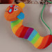 Pet Touch Cat Play Fun Toy Multicoloured Jingle Worm Cat Toys Pet Touch   
