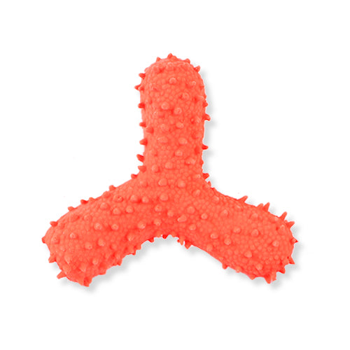 Doggy Play Toy Squeaky Rubber Spike Assorted Shapes Dog Toys Pet Touch   