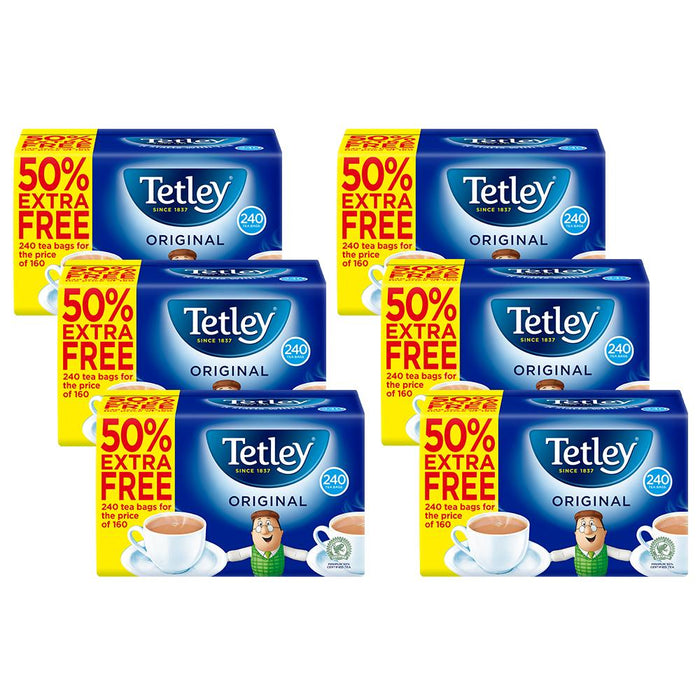 Tetley Original Tea 240 Bags 750g Tea Tetley   