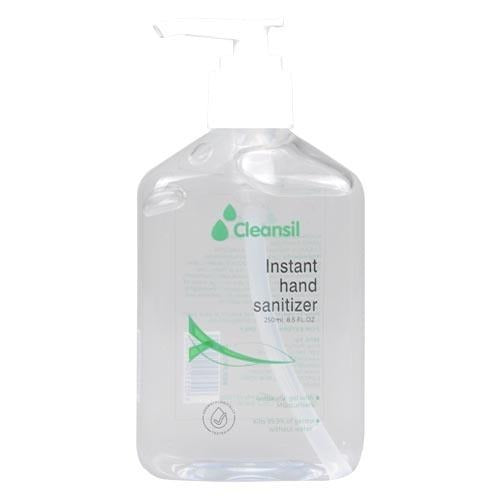 Cleansil Instant Hand Sanitizer Pump 250ml - 75% Alcohol Hand Sanitiser & Wipes Cleansil   