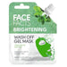 Face Facts Green Tea Brightening Wash Off Gel Face Mask 60ml Face Masks face facts   