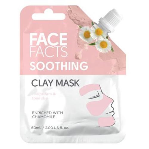 Face Facts Soothing Clay Mud Face Mask 60ml Face Masks face facts   