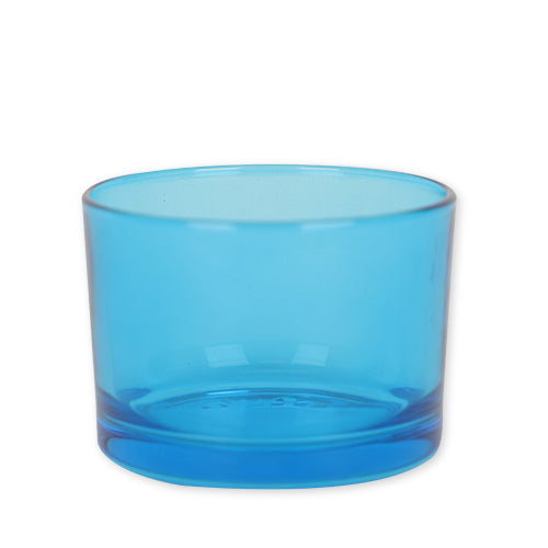 Bodega Glass Tealight Holders Assorted Colours Tealight Holder FabFinds Blue  