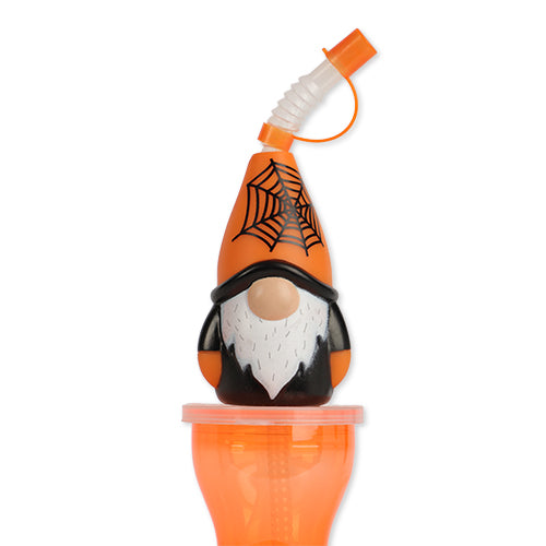 Halloween Orange Gonk Spider Web Water Bottle Water Bottles FabFinds   