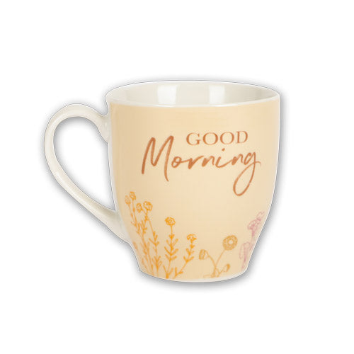 Good Morning Floral Hugga Mug Mugs FabFinds   