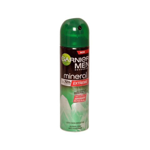 Garnier Men Mineral Deodorant Spray 72hr Extreme 150ml Deodorant & Antiperspirants garnier   