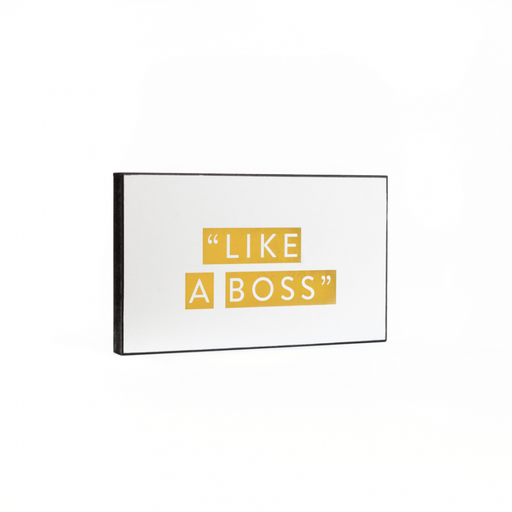Like A Boss Minimal Decor Plaque Home Decoration FabFinds   