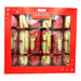 Gold and Burgundy Reindeer Christmas Crackers 12 Pk Christmas Tableware FabFinds   