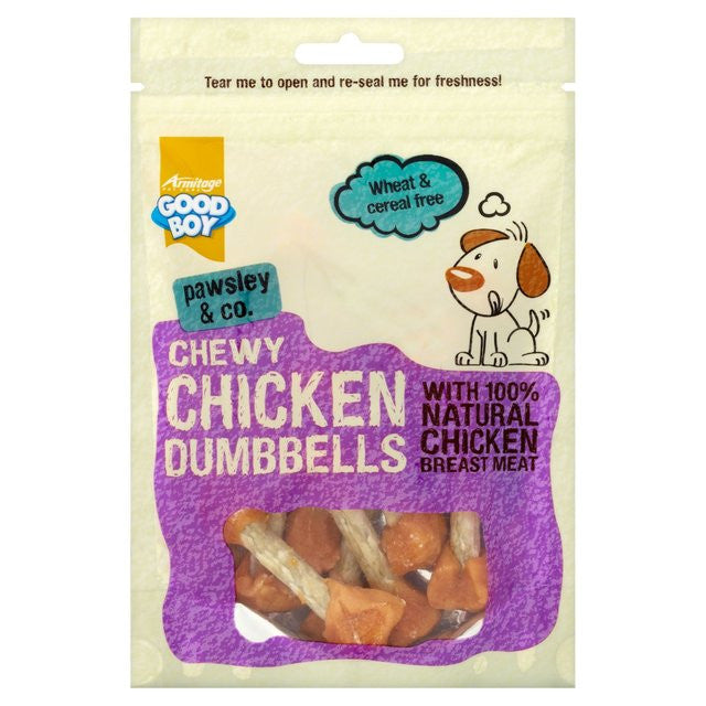 Good Boy Chicken Dumbells 100g Dog Food & Treats FabFinds   