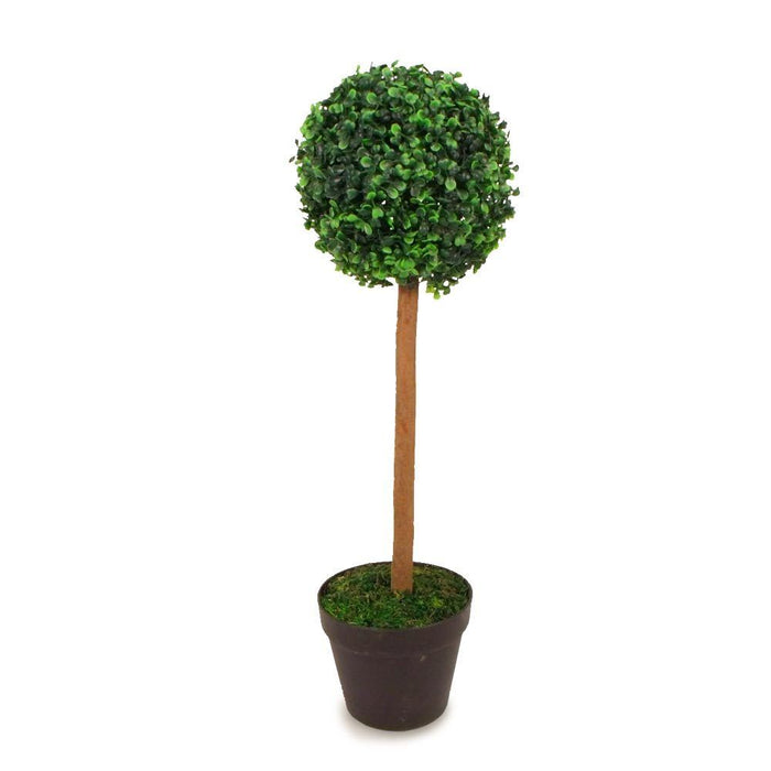 Green Artificial Topiary Ball Tree 65cm Artificial Trees FabFinds   