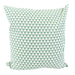 Mint Green Geometric Patterned Cushion Cushions FabFinds   