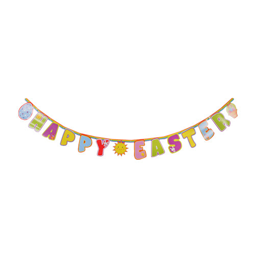 Springtime Happy Easter Banner 180cm Easter Gifts & Decorations PMS   