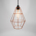 Shoreditch Industrial Pendant Light Shade Home Lighting FabFinds Copper  