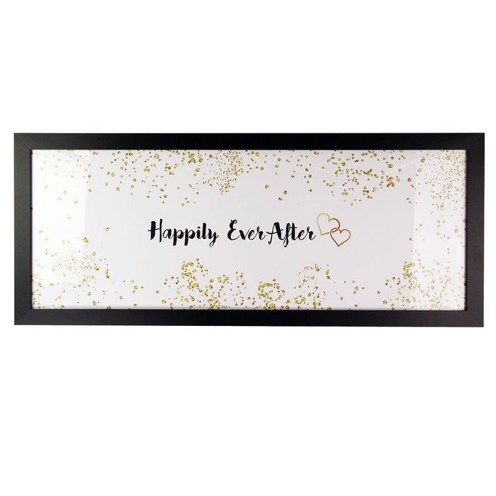 Happily Ever After Quote Framed Wall Art Home Decoration FabFinds   