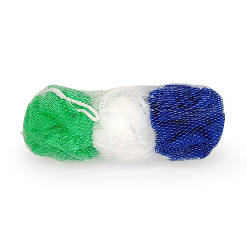 Bath Balls 3 Pack Assorted Colours Health & Beauty FabFinds Blue and green  