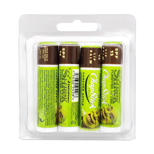 Chapstick Shrek Ever After Apple Lip Balm 4 Pack Lip Balm chapstick   