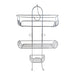 Moda Shower Suction Caddy Bathroom Accessories Moda   