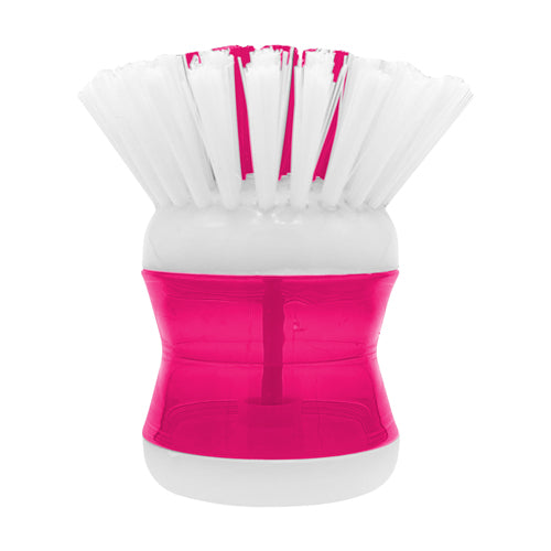 Clean & Shine Soap Dispensing Washing-up Scrubber Assorted Colours Cloths, Sponges & Scourers Clean & Shine Pink  