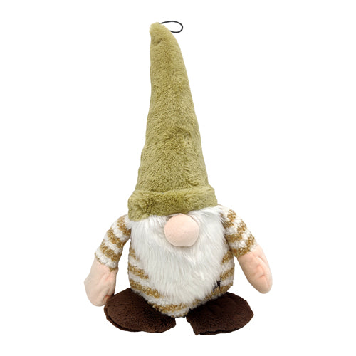 Petface Brown Gnome Gonk with Squeaker Pet Toy Pet Toy Pet Face   