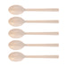 Bamboo Melamine Trendy Tableware 5 Piece Teaspoon Set Kitchen Accessories FabFinds Cream  