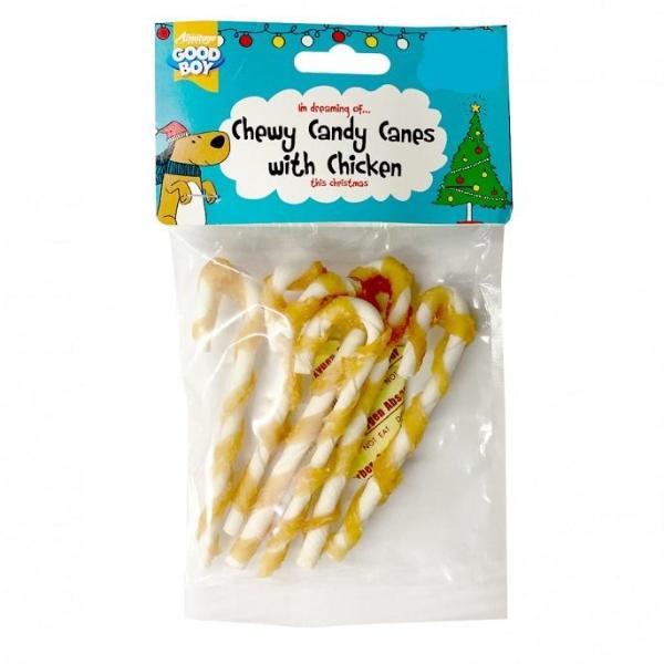 Armitage Pet Care Chewy Candy Canes with Chicken Christmas Gifts for Dogs FabFinds   