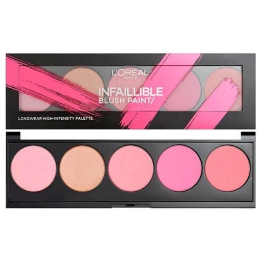 L'Oréal Paris Infallible Paint Blush Palette 10g - 01 Pink Blusher l'oreal   
