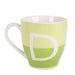 Initial D Green Two Tone Monogram Mug Mugs FabFinds   