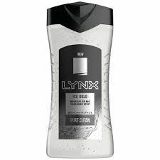 Lynx Shower Gel in Ice Gold 250ml Shower Gel & Body Wash lynx   
