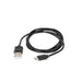 Konekt Black Micro USB Cable 1M Mobile Phone Accessories Konekt   