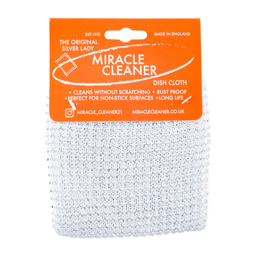 The Original Silver Lady Miracle Cleaner Metal Dish Cloth Cloths, Sponges & Scourers Miracle Cleaner   