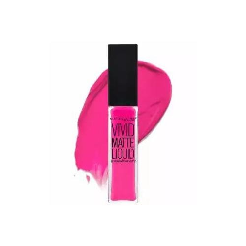 Maybelline Vivid Matte Lipstick Electric Pink 15 8ml Lipstick maybelline   
