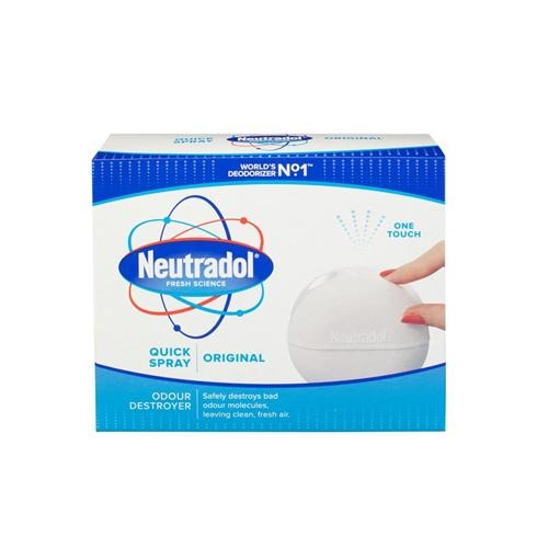 Neutradol Quick Spray Original Air Freshener 50ml Air Fresheners & Re-fills Neutradol   