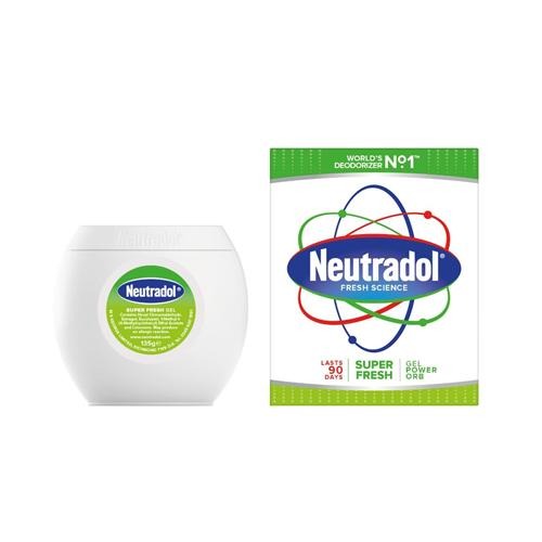 Neutradol Super Fresh Gel Power Orb Air Freshener 135g Air Fresheners & Re-fills Neutradol   