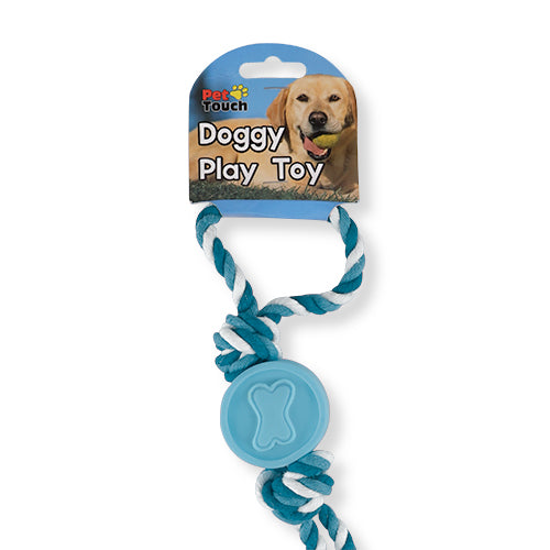 Pet Touch Doggy Rope and Rubber Play Toy Dog Toys Pet Touch   