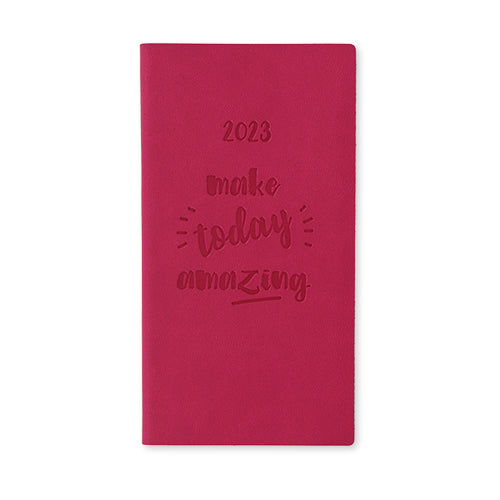 2023 Slim Make Today Amazing Pink Diary Diary Design Group   