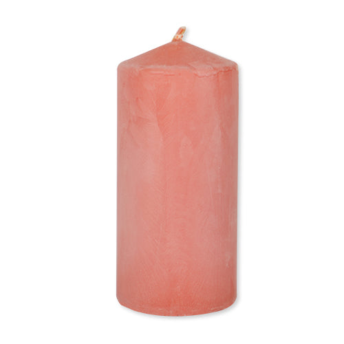 Pillar Candle 10cm Assorted Colours Candles FabFinds Pink  