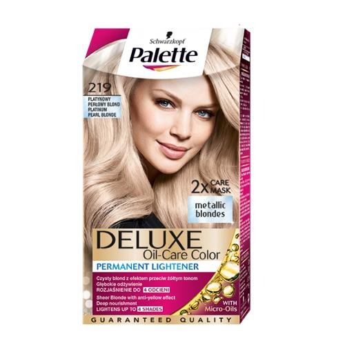 Palette Hair Colour Pearl Blonde 219 130ml Hair Dye Palette   