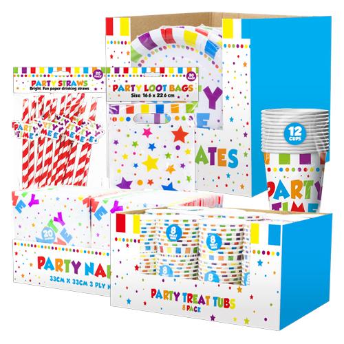 Kids 'Party Time' Party Pack Bundle — FabFinds