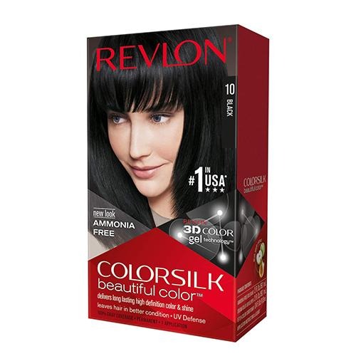 Revlon Colorsilk Hair Colour Black 10 130ml Hair Dye revlon   