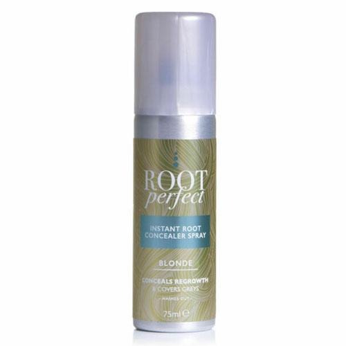 Root Perfect Instant Root Concealer Spray Blonde 75ml Hair Styling Root Perfect   