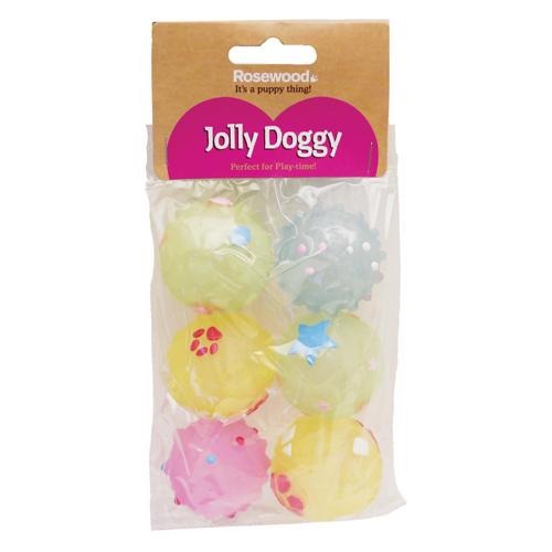Buy Rosewood 6-Pack Pastel Puppy Toy Balls Now Online! — FabFinds
