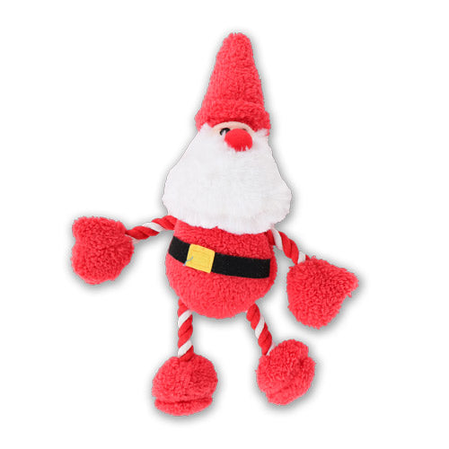 Paws Behavin' Badly Soft & Squeaky Santa Dog Toy Christmas Gifts for Pets FabFinds   