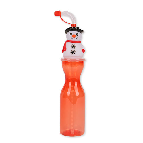 Christmas Character Kids Water Bottle Assorted Styles Christmas Accessories FabFinds Snowman  