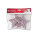 Christmas Star Baubles Assorted Colours 2 Pack Christmas Decorations FabFinds Pink  